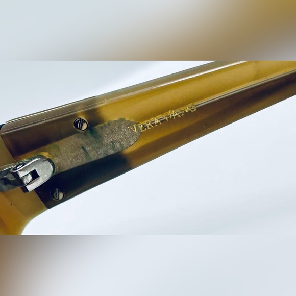 Vera Wang V258 Brown Oval Sunglasses Frames Only - Picture 7 of 8